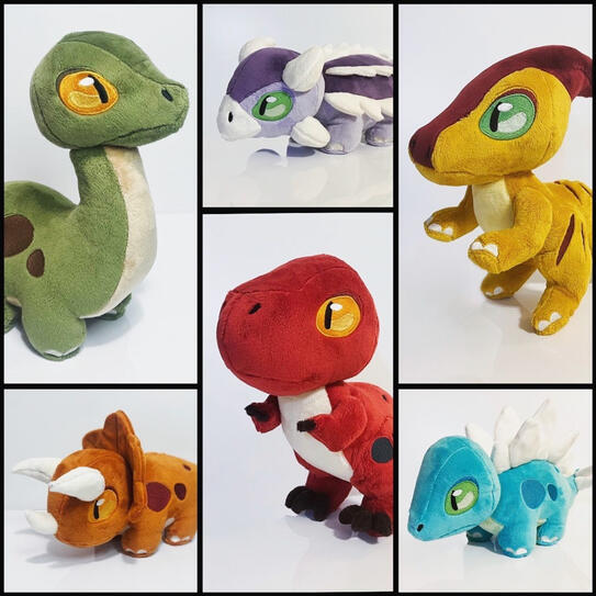 Dinosaur Plushies