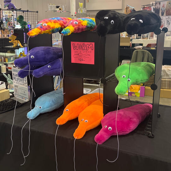 Worm on a String Plushies