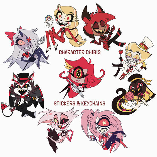 Hazbin Hotel Stickers
